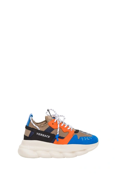 Shop Versace Chain Reaction Sneakers In Multicolor