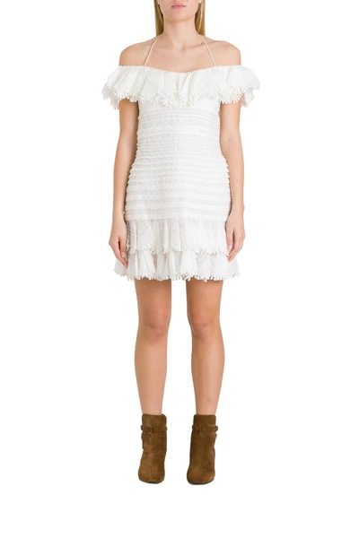 Shop Zimmermann Super Eight Corded Mini Dress In White
