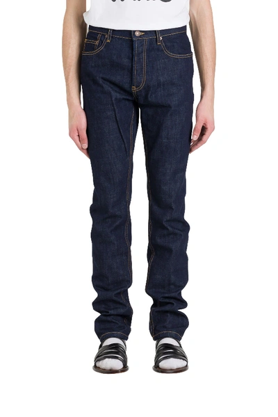 Shop Kenzo Straight-leg Jeans In Blu