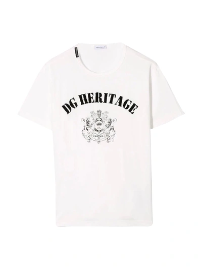 Shop Dolce & Gabbana White T-shirt In Bianco