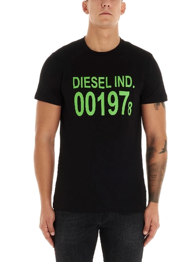 Shop Diesel Diego T-shirt In Nero.