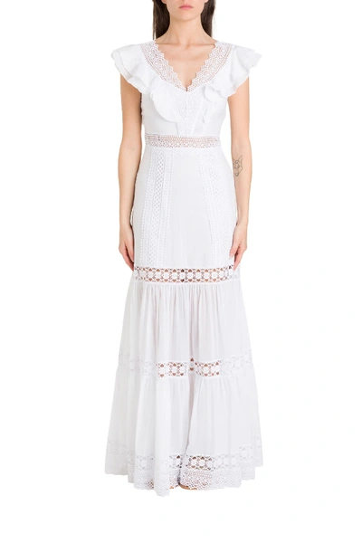 Shop Charo Ruiz Aida Long Dress In White