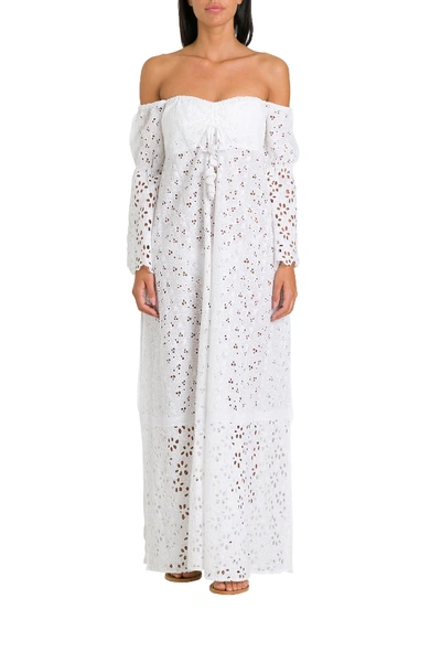 Shop Anjuna Sangallo Long Dress In White