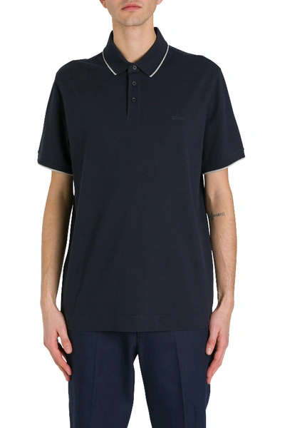 Shop Z Zegna Polo Shirt In Blu