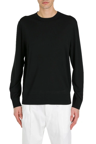 Shop Z Zegna Crewneck Sweater In Black