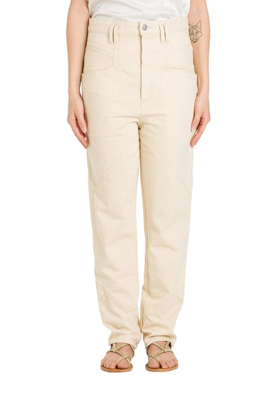 Shop Isabel Marant Eloise Jeans In Beige