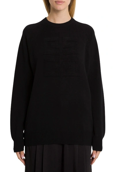 Shop Givenchy 4g Jumper In Black