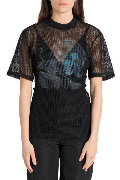 Shop Off-white Mesh Tee In Black