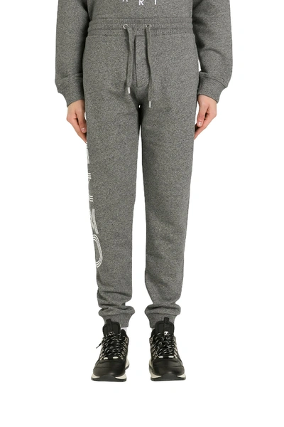 Shop Kenzo Logo Joggers In Grey