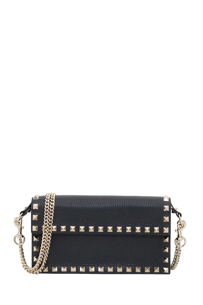 Shop Valentino Rockstud Pouch In Black