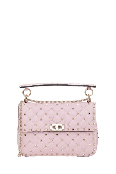 Shop Valentino Rockstud Medium Bag In Pink