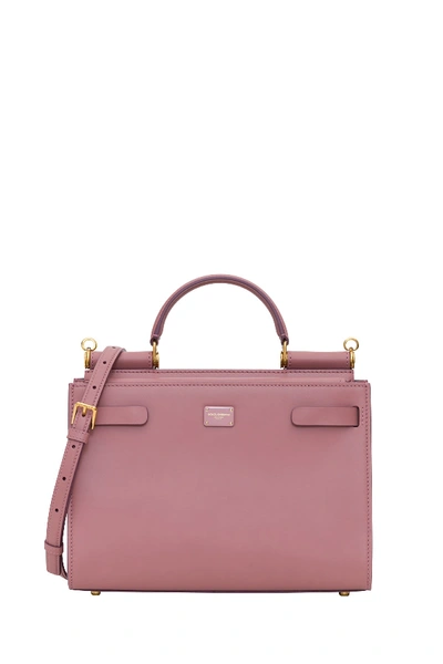 Shop Dolce & Gabbana Sicily 62 Bag In Pink