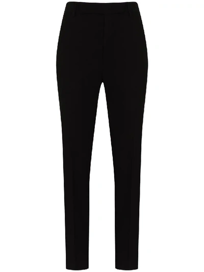 Shop Rick Owens Austin Tapered Trousers In Black