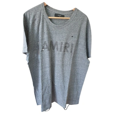 Pre-owned Amiri Grey Cotton T-shirt