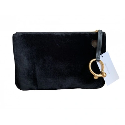 Pre-owned Jw Anderson N Black Velvet Clutch Bag