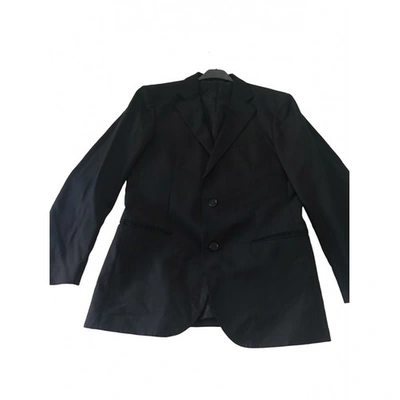 Pre-owned Ermenegildo Zegna Black Wool Jacket