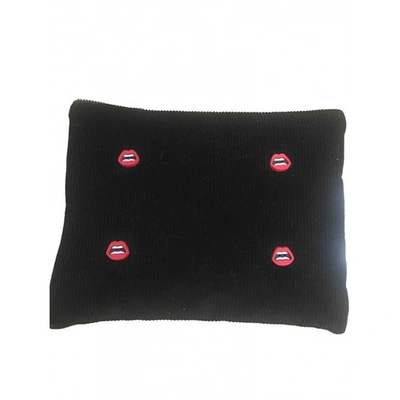 Pre-owned Yazbukey Black Cotton Clutch Bag