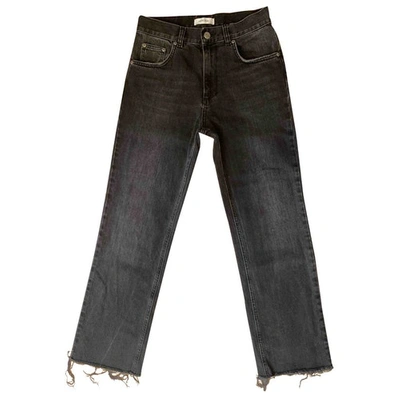 Pre-owned Anine Bing Grey Denim - Jeans Jeans