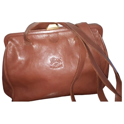 Pre-owned Il Bisonte Camel Leather Handbag