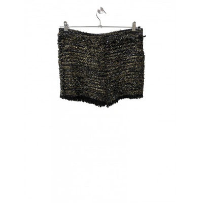 Pre-owned Msgm Black Polyester Shorts
