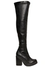 MIISTA Stretch Faux Leather Boots