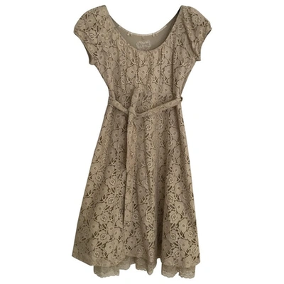 Pre-owned By Timo Mid-length Dress In Beige
