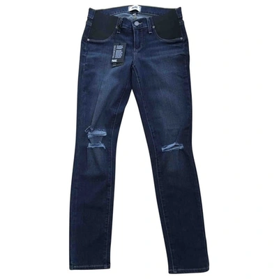 Pre-owned Paige Jeans Navy Denim - Jeans Jeans