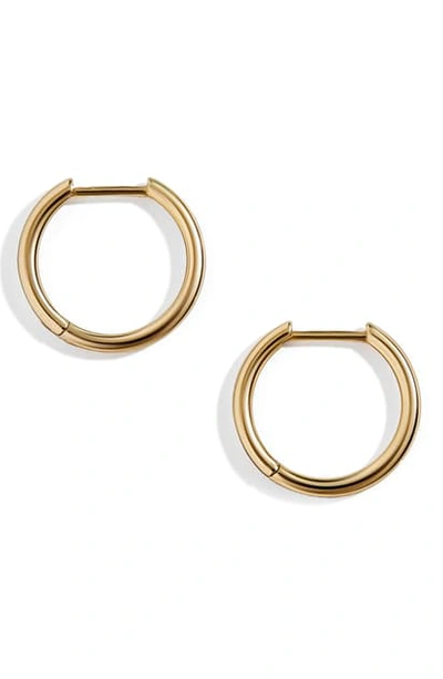 Shop Baublebar Verbena Small 18k Gold Vermeil Hoops