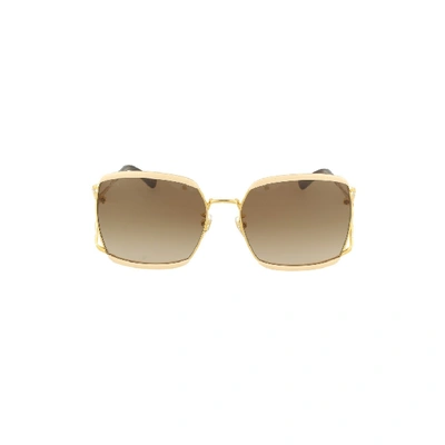 Shop Gucci Sunglasses Gg0593sk In Neutrals