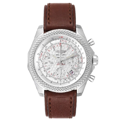 Shop Breitling Bentley B05 Unitime Silver Dial Mens Watch Ab0612 Unworn In Not Applicable