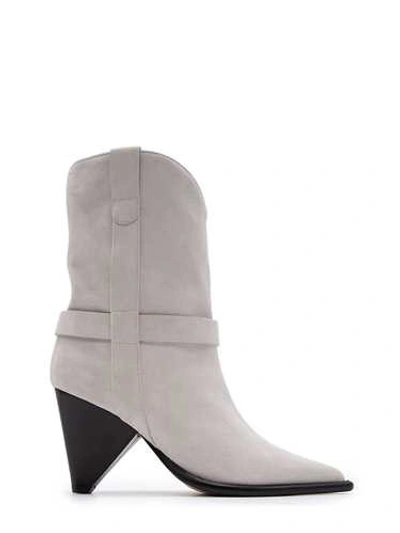 Shop Aldo Castagna Suede Ankle Boot In Grey