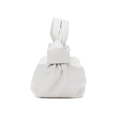 Shop Bottega Veneta White Mini Bag In 9033 White