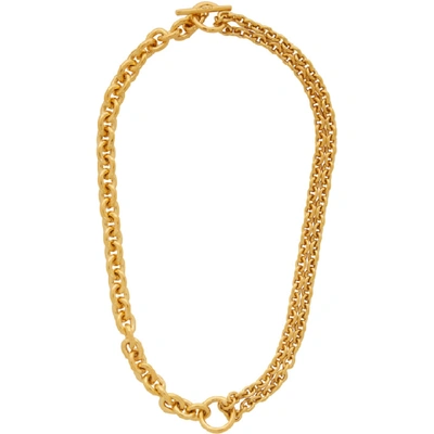 Shop All Blues Gold Polished Double Necklace