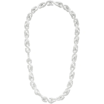 Shop All Blues Silver S Necklace
