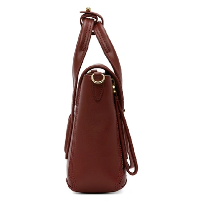 Shop 3.1 Phillip Lim / フィリップ リム 3.1 Phillip Lim Burgundy Mini Pashli Bag In Po270 Pomeg