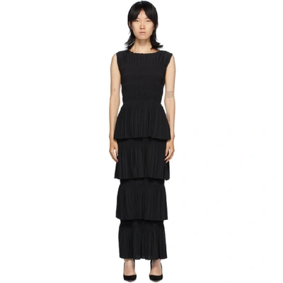 Shop Totême Toteme Black Aramon Dress In 200 Black