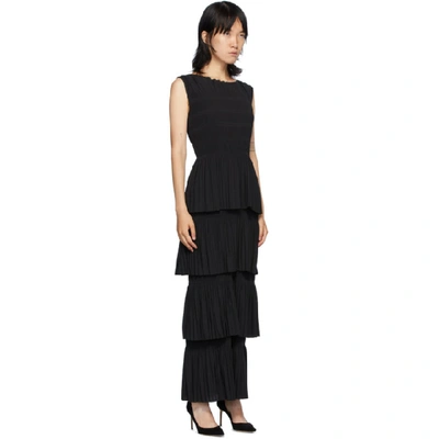 Shop Totême Toteme Black Aramon Dress In 200 Black