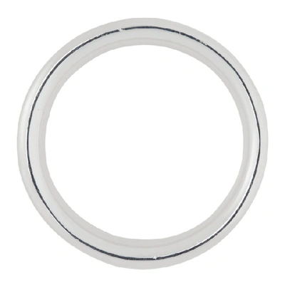 Shop All Blues Silver Polished Tire Ring