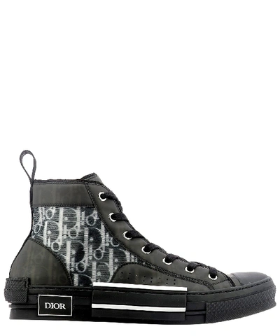 Dior Homme B23 High Top Sneakers In Black | ModeSens