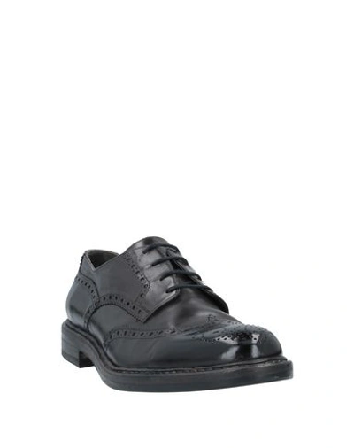 Shop Hundred 100 Laced Shoes In Steel Grey
