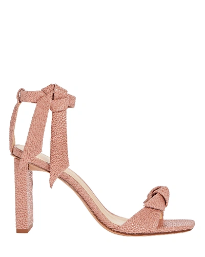 Shop Alexandre Birman Clarita 85 Leather Sandals In Pink