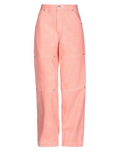 Shop Tanaka Woman Jeans Salmon Pink Size 27 Cotton