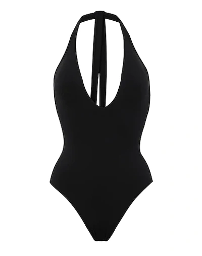 Shop Seafolly One-piece Swimsuits In Black