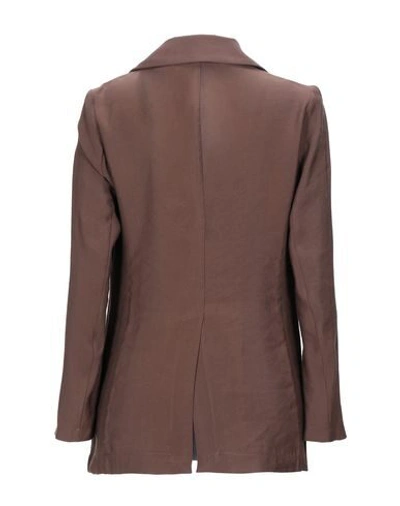 Shop Hope Suit Jackets In Cocoa