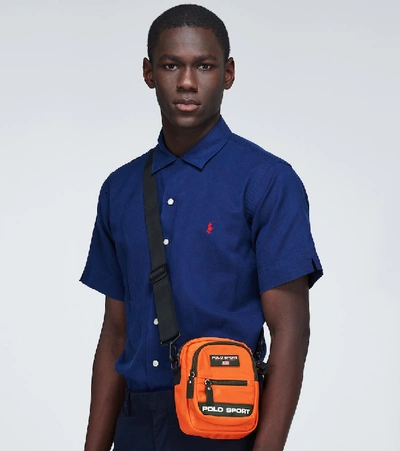 Shop Polo Ralph Lauren Polo Sport Crossbody Bag In Orange