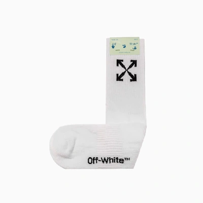 Shop Off-white Arrow Mid Sport Socks Omra024e20kni001 In 0110