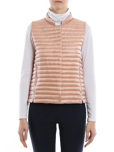 Shop Save The Duck Water Repellent Padded Waistcoat In Pink