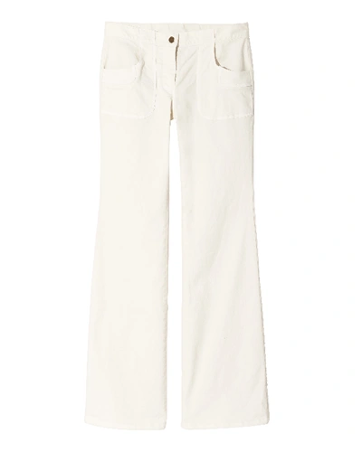 Shop Nili Lotan Oakland Pant In Eggshell