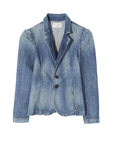 Shop Nili Lotan Rowen Jacket In Ocean Wash