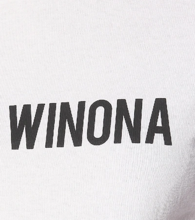 Shop Off-white Free Winona Cotton Jersey T-shirt In White